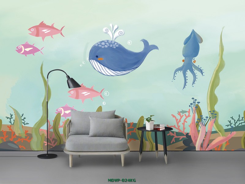 Tranh động vật đại dương  cho bé MDVP-024KG